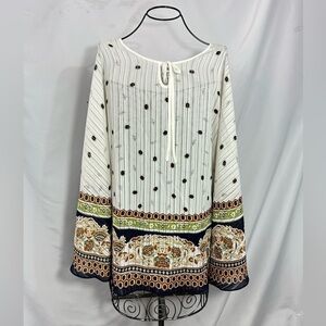 Coco Cabana floral printed poncho size M